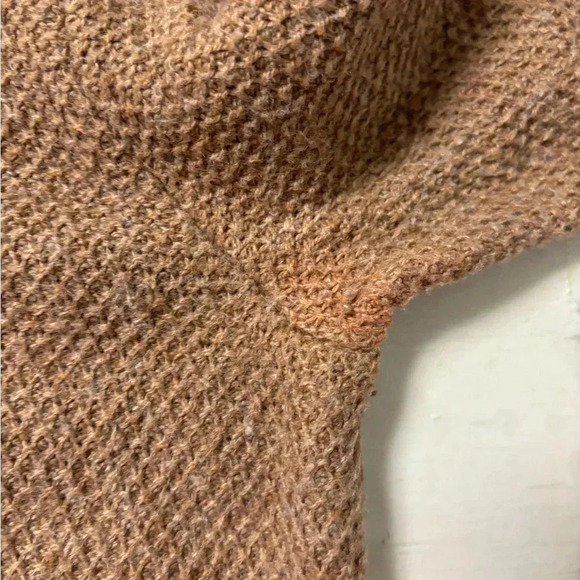 Madewell Cross Front Sweater Size Small Textured Solid Classic Timeless Crewneck - Picture 8 of 9